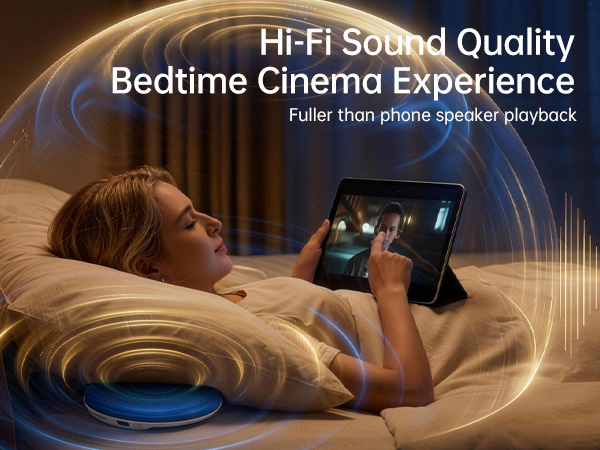 bone conduction pillow speaker