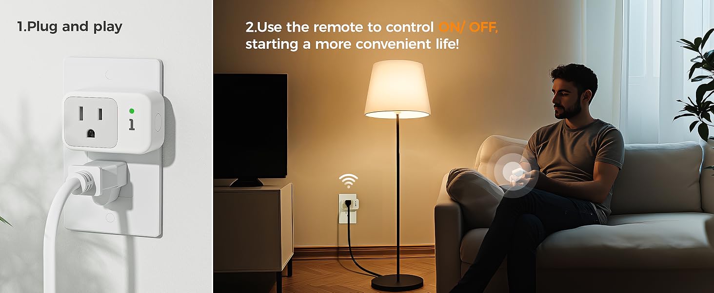 wireless remote plugs