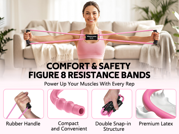exercise bands with handles