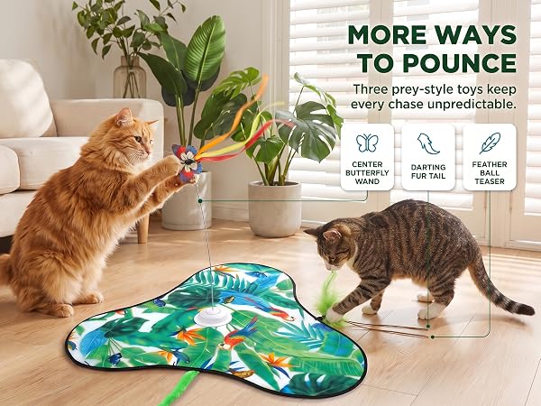 cat toys for bored indoor adult cats