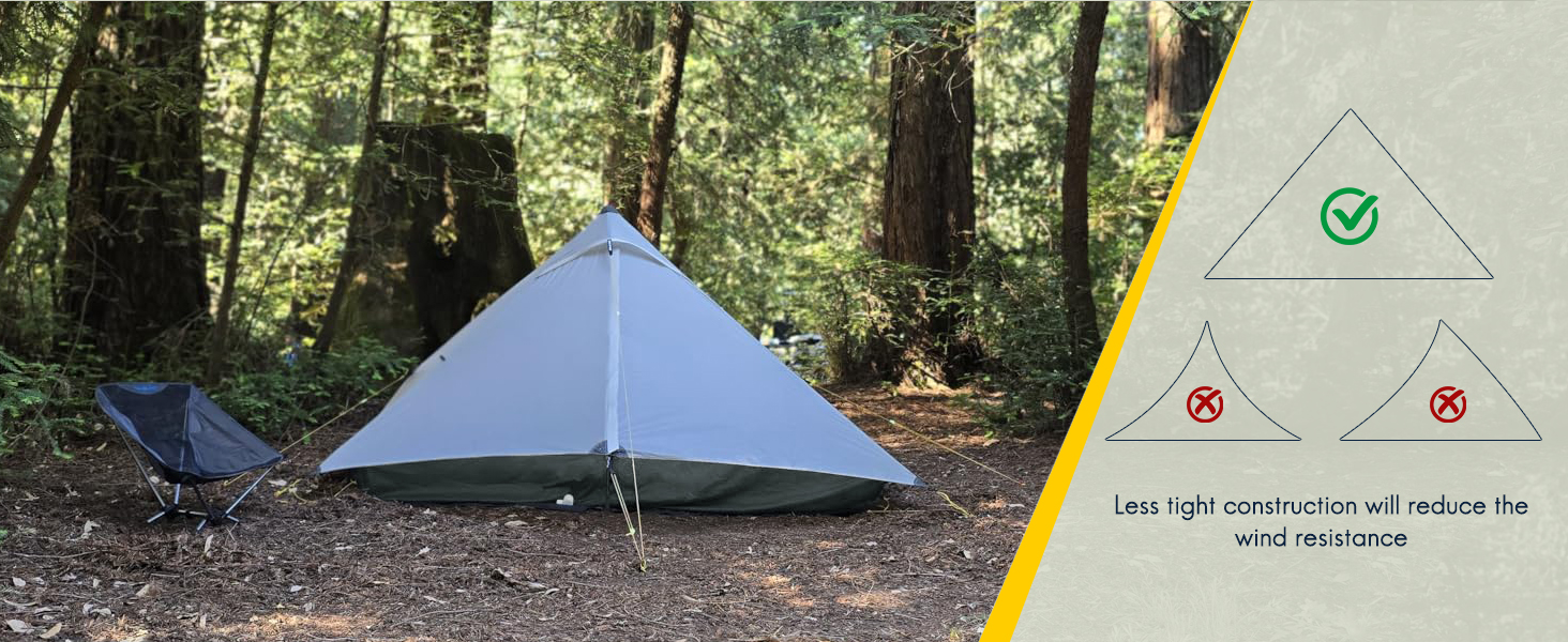 Ultralight Tent 3-Season Backpacking Tent