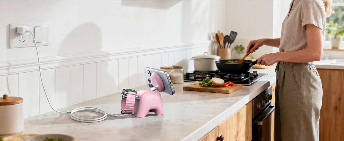 magnetic charger stand