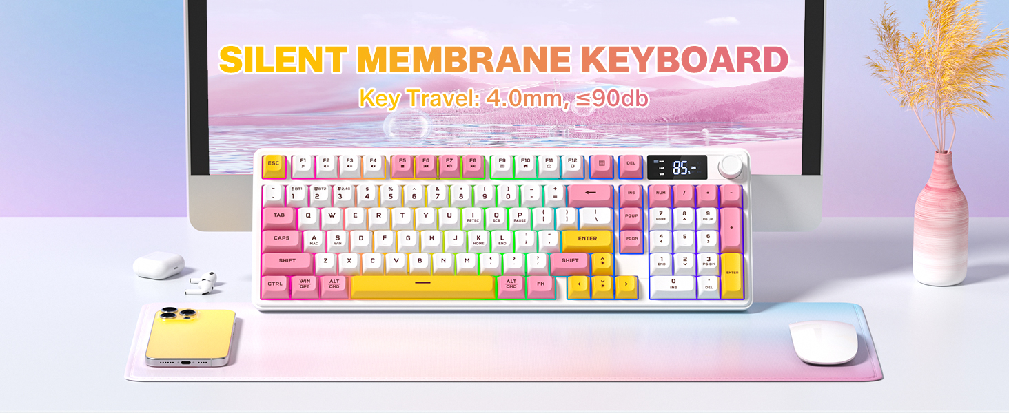 SILENT MEMBRANE KEYBOARD
