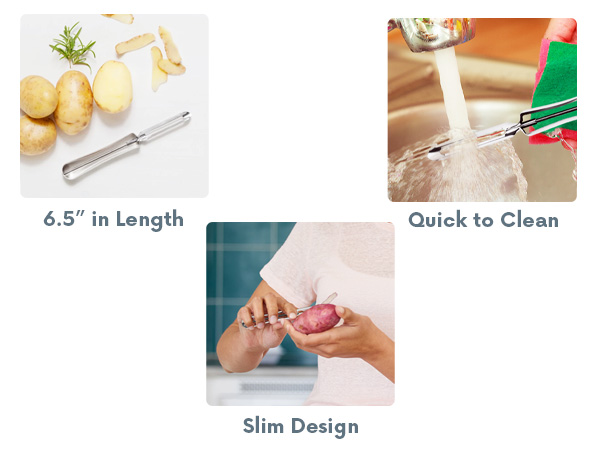 Linden Sweden Jonas Peeler Peel with Ease Save time Meal prep vegetable peelers for kitchen