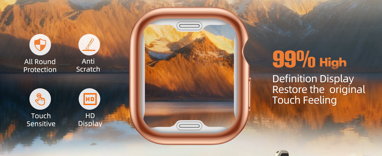 GEAK TPU Case for Apple Watch Series 11 Screen Protector