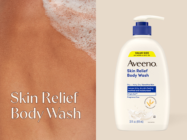 Skin relief body wash