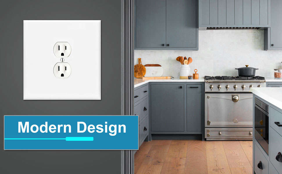 oversize jumbo electrical duplex outlet cover