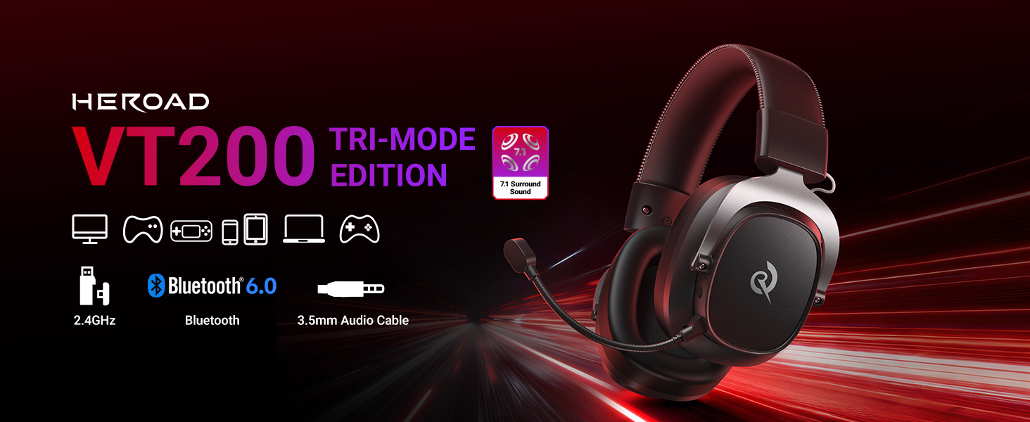 HEROAD VT200 gaming headset