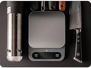 compact digital food scale for portion control recipe accuracy diet tracking and home essentials