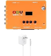 Mcbazel ODV-GBS-C Component VGA/Scart to VGA/HDMI Scan Converter for Retro Gaming Console with US...