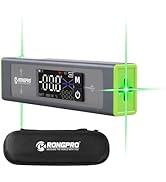 RONGPRO 3-in-1 Digital Level LCD Display, Aluminum Angle Finder with Magnetic, Laser Level with 1...
