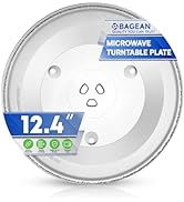 Microwave Plate Replacement 12-3/8” for Oster P34 Microwave Glass Turntable Plate - Oven Cooking ...