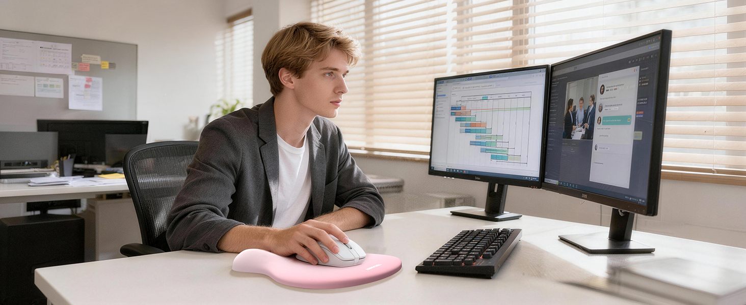 Mouse Pad with Wrist Rest