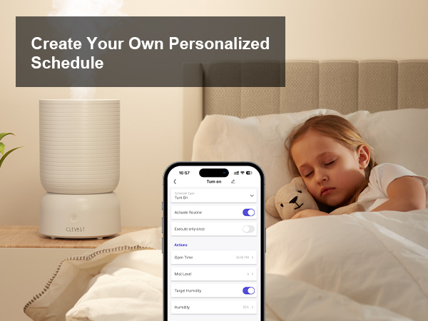 Customizable humidifier Quiet humidifier for kids baby nursery