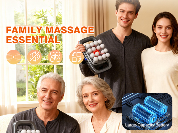 back massager for pain relief deep tissue