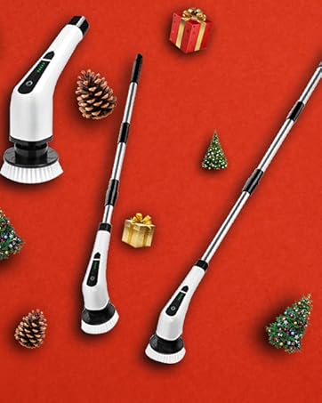 Electric Spin Scrubber, Cordless Bathroom Tub Scrubber