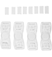 Balacoo Universal Goggles Buckles - 4 Pcs Swim Goggles Head Strap Button, Plastic Swim Buckles Bu...