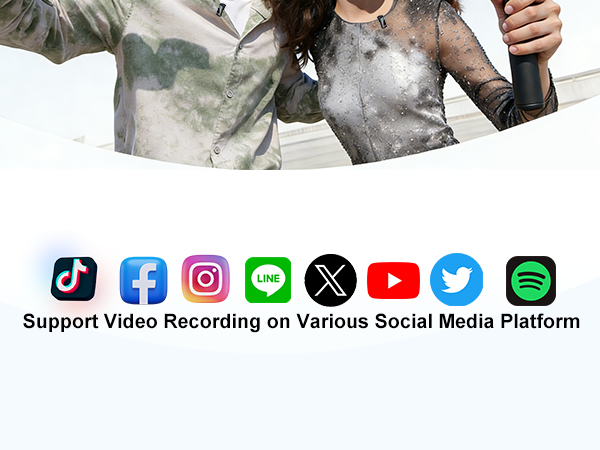 mic lapel microphone wireless mini microphone for iPhone/Android wireless mic clip for iphon