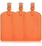 3 Pack Luggage Tags for Suitcases, TSA Approved Bag Tags, Baggage Tags with Privacy Protection, T...