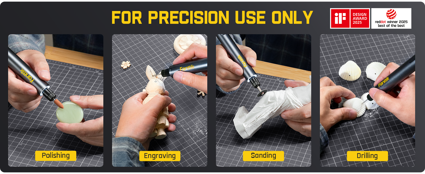 Fanttik F2 Master Mini Cordless Rotary Tool Kit 4V