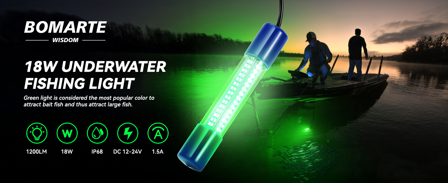 18W Underwater Fishing Light