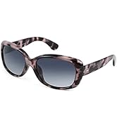 FEISEDY Vintage Square Polarized Sunglasses for Women Men Havana Thick Wrap Frame B2703