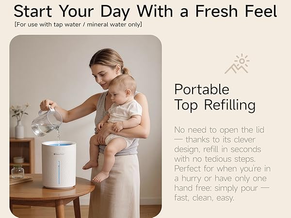 Humidifier for Bedroom Large Room