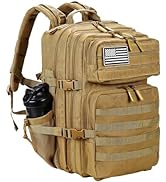 LHI Military Tactical Backpack for Men and Women 45L Army 3 Days 
