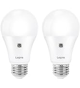 Lepro Dusk to Dawn Light Bulbs Outdoor Lighting, Auto On/Off, Light Sensor LED Bulbs, 60 Watt Equ...