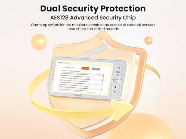 secure baby monitor