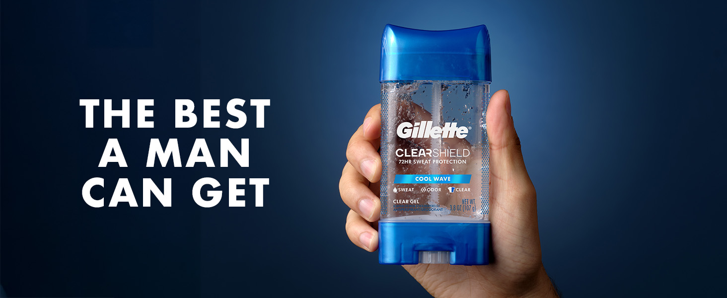 Showing a clear gel