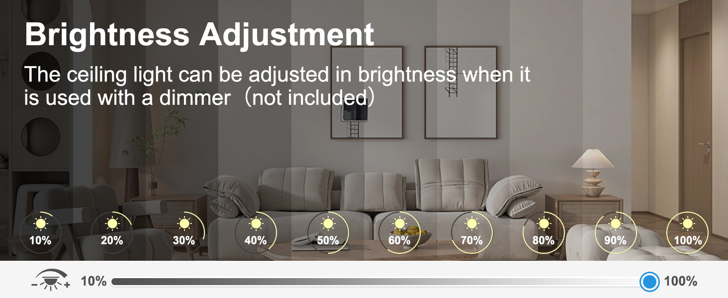 dimmable ceiling light