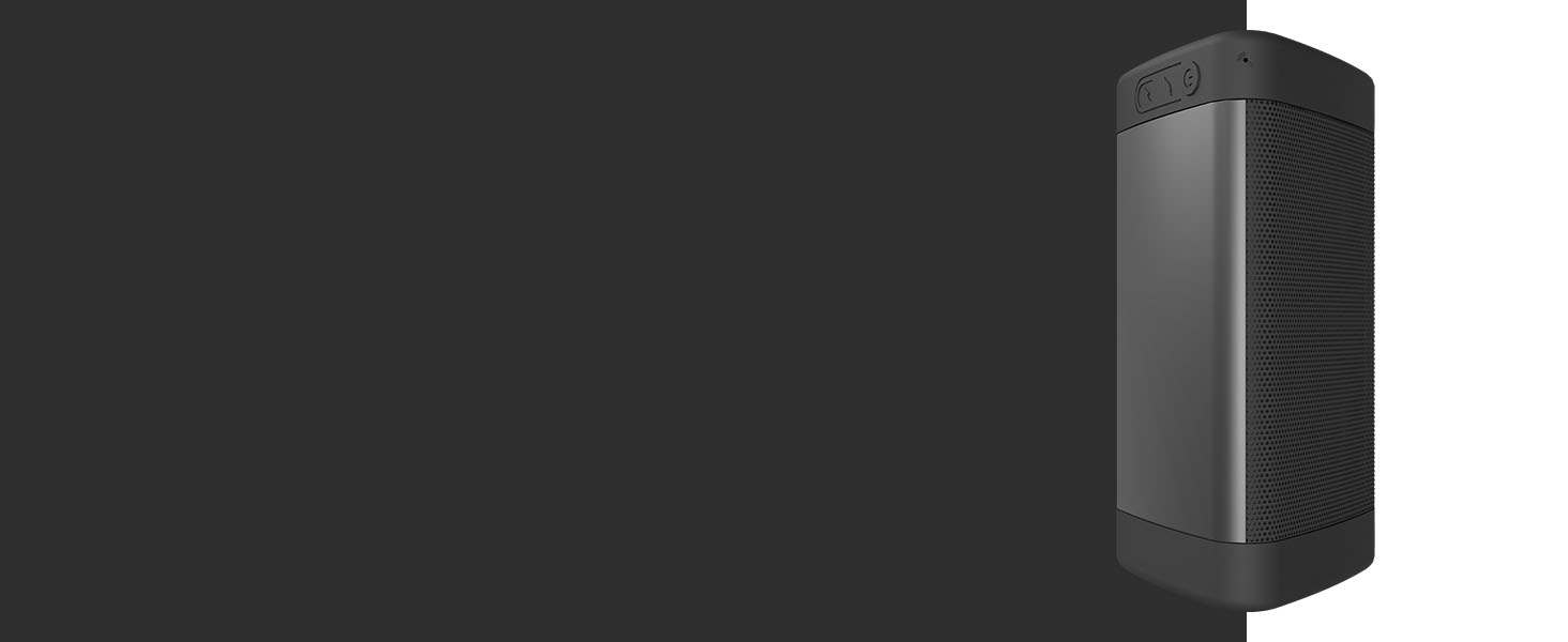 OontZ Angle 3 Bluetooth Speaker, Black