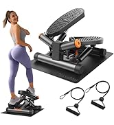 Niceday Steppers for Exercise, Stair Stepper with Resistance Bands, Mini Stepper with 300LBS Load...