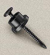Carbon Steel Nut and Screw Assortment | 16pcs 1" Nuts and #14 x 2-7/8" Wood Screws Kit, Fastening...