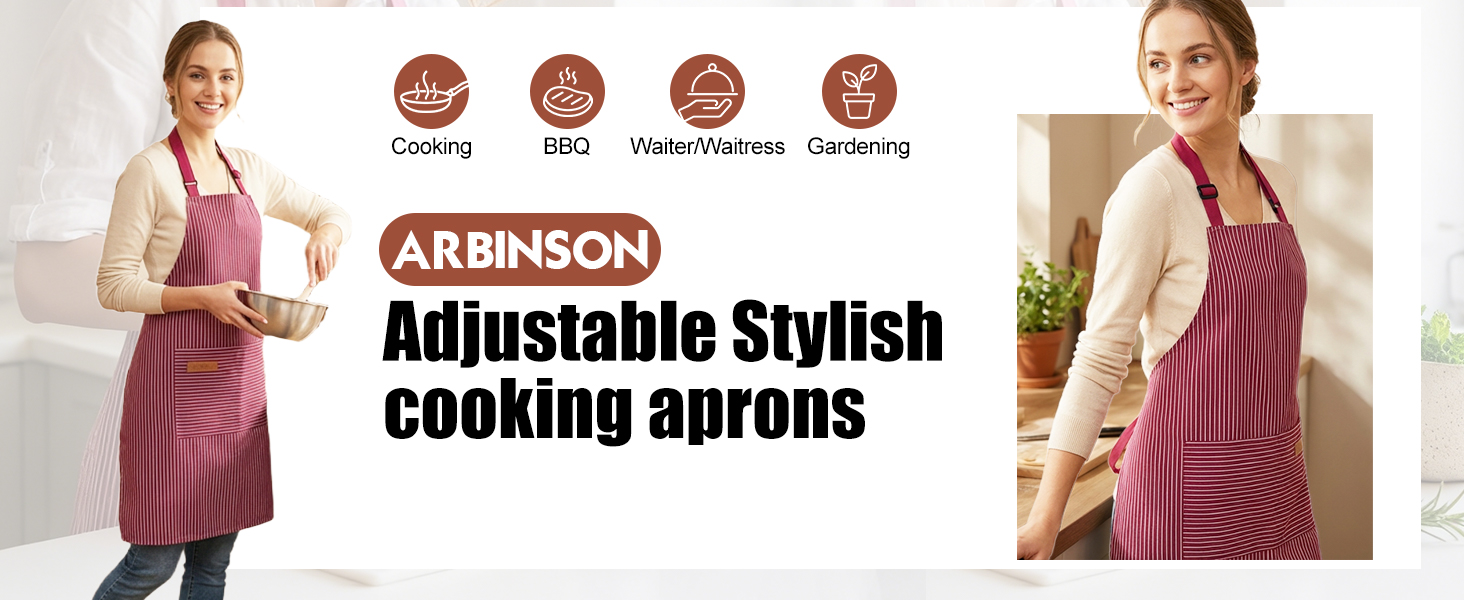 aprons for women with pockets