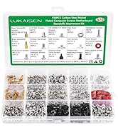 510 Pcs Computer Screw Set, PC Case Motherboard Standoffs Screws #6-32 Male to M3 Female Standoff...
