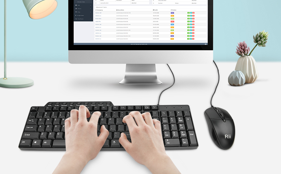 wired keyboard and mouse