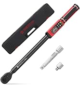 SUERCUP 1/2-inch Digital Torque Wrench(3.8-250.8Ft.Lb/5.1-340Nm) ±1% Accuracy Digital Torque Wren...