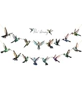 FOZEE Hummingbird Banner, Hummingbird Garland, Bird Party Decorations, Hummingbird Birthday Party...
