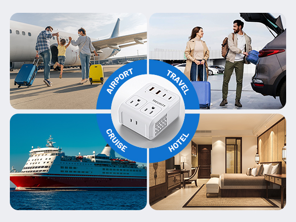 2000W European Travel Plug Adapter