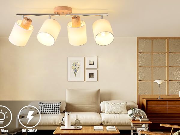 LED 4 Light Track Lighting Kit