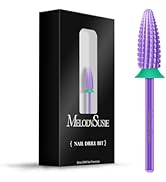 MelodySusie Typhoon Nail Drill Bits, 3/32'' Carbide Tungsten Multi-function Bits, Fast Remove Acr...