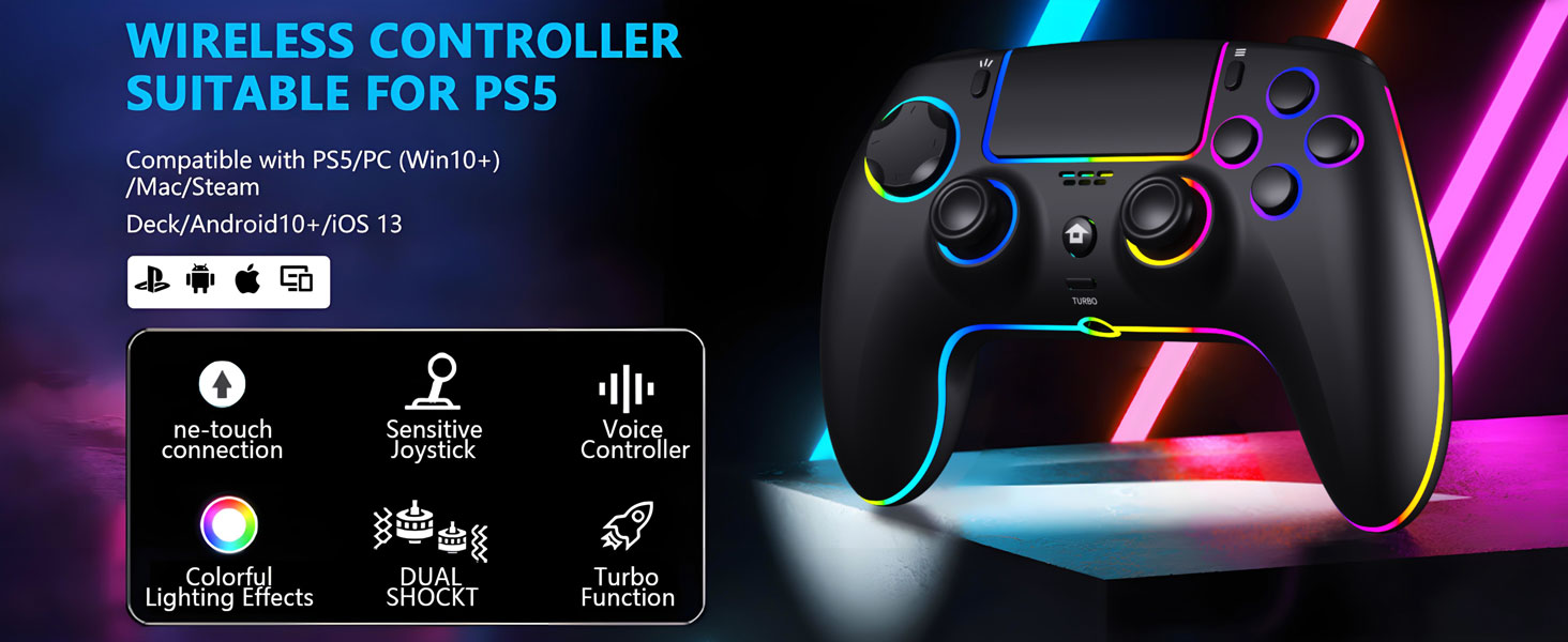 playstation 5 controller, PS5 controller, dualsense controller PS5, control PS5, PS5 pro controller