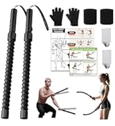 Ropeless Battle Ropes – Weighted Portable Workout Ropes for Home Gym, Cordless Jump/Arm Exerciser...