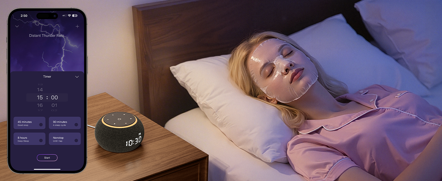 sound machine with timer