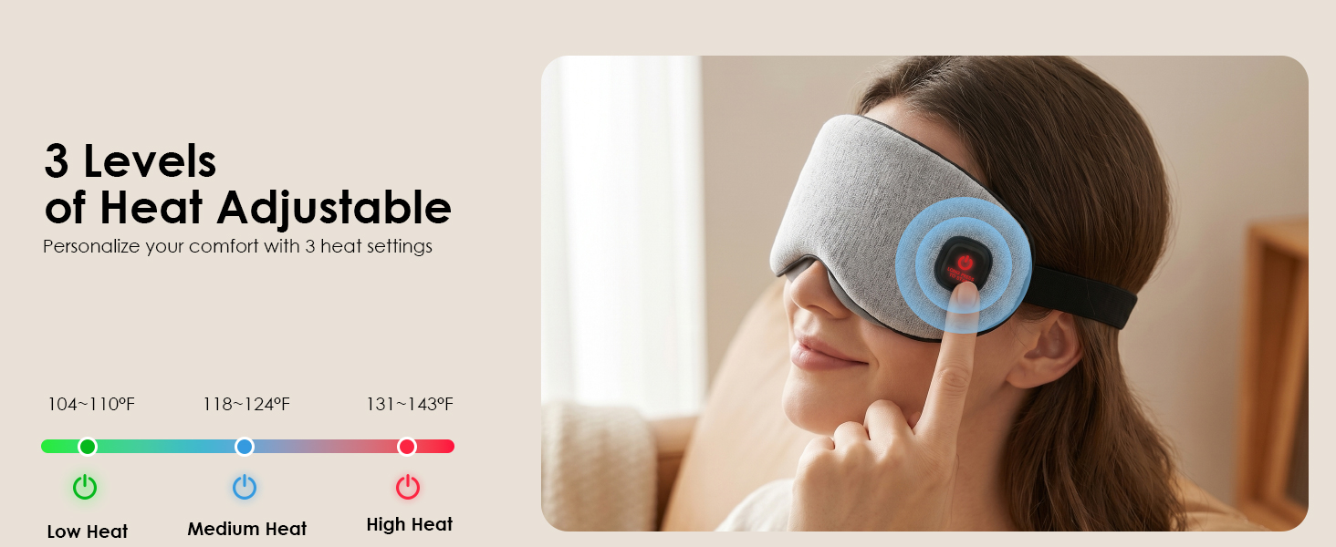 heated eye mask