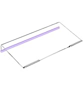 Richboom Computer Keyboard Stand for Desktop, 11.8" Tiny Clear Acrylic Keyboard Riser 78 Keys Com...