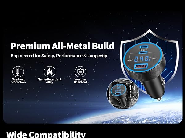 c car chargers fast charging