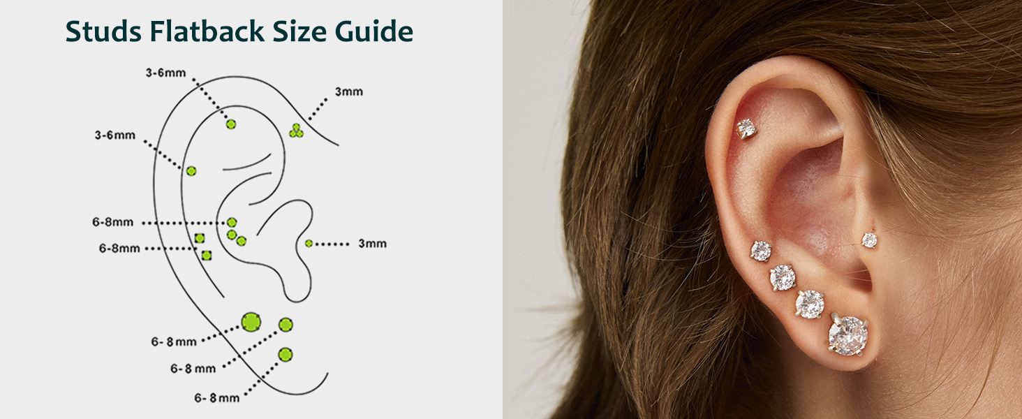 stud earrings